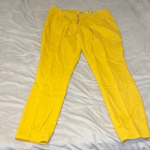 Yellow jeans